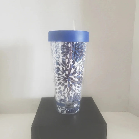 Tervis Fiesta Tumbler Blue 24oz  Cup . - Picture 4 of 9
